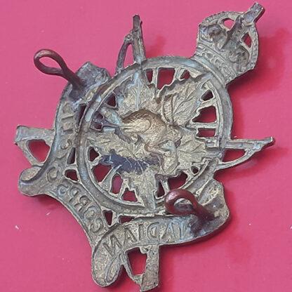 (Canada) The Canadian Corps Of Cyclists Battalion - King's Crown Gilding Metal Cap Badge - Image 2