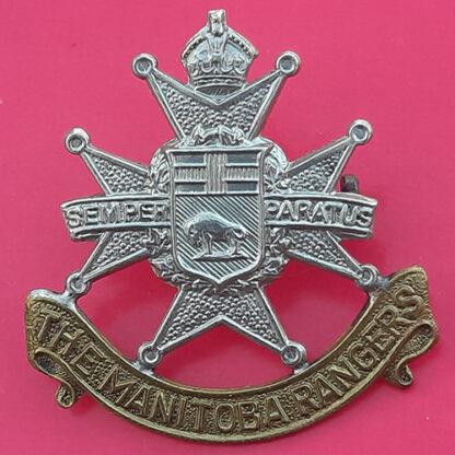 (Canada) The Manitoba Rangers - King's Crown Bi-Metal Cap Badge