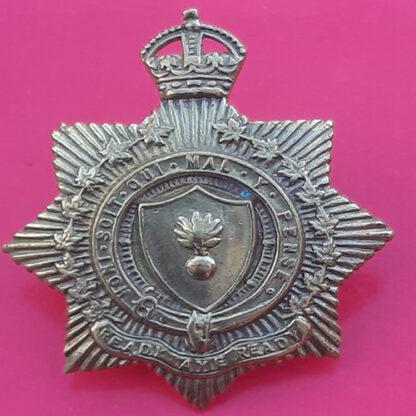 (Canada) The Royal Regiment Of Toronto Grenadiers - King's Crown Brass Cap Badge