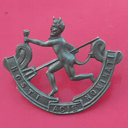 (Canada) The Winnipeg Rifles - White Metal Cap Badge