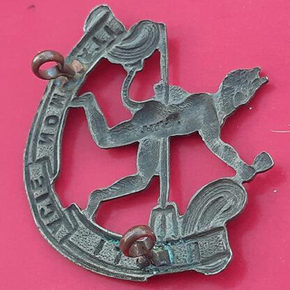 (Canada) The Winnipeg Rifles - White Metal Cap Badge - Image 2