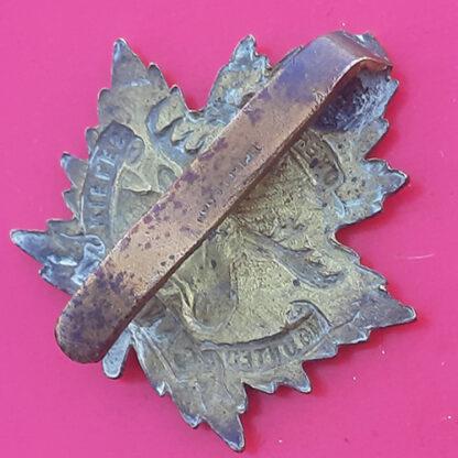 (Canada) The 6th Mounted Rifle Battalion - Bronzed Cap Badge - Image 2