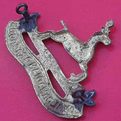 (Canada) The Royal Canadian Dragoons - Gilding Metal Cap Badge - Image 2