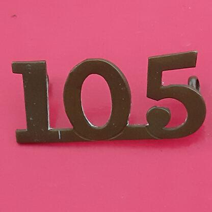 (Canada) 105th - Gilding Metal Shoulder Title