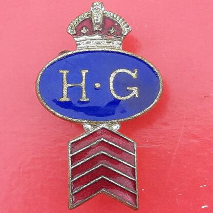 Home Guard Invasion Defence - Enamelled Button Hole Badge