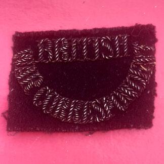 British War Correspondent - Bullion Cloth Badge