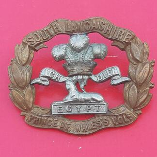 The South Lancashire Regiment - Bi-Metal Edwardian Cap Badge