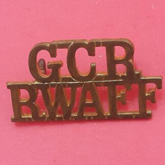 The Gold Coast Regiment (R.W.A.F.F.) - Gilding Metal Shoulder Title