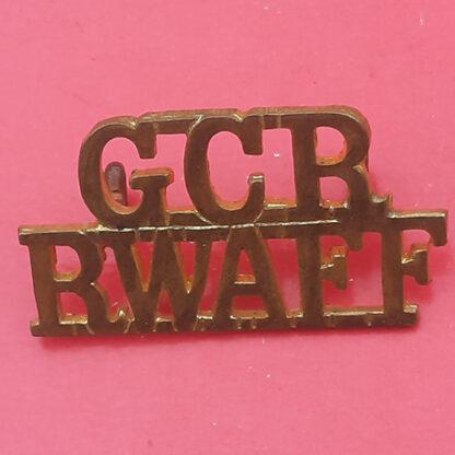 The Gold Coast Regiment (R.W.A.F.F.) - Gilding Metal Shoulder Title