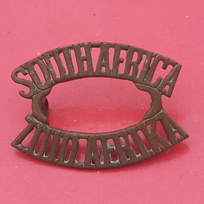 (South Africa) South Africa - Gilding Metal Shoulder Title