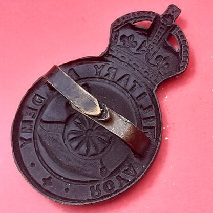 The Royal Military Academy Sandhurst - King's Crown Officer's Service Dress Cap Badge - Image 2