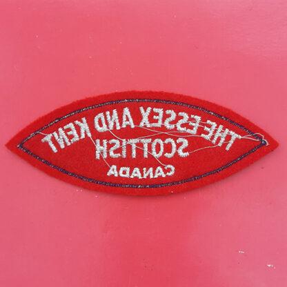 (Canada) The Essex & Kent Scottish Regiment - Cloth Shoulder Title - Image 2