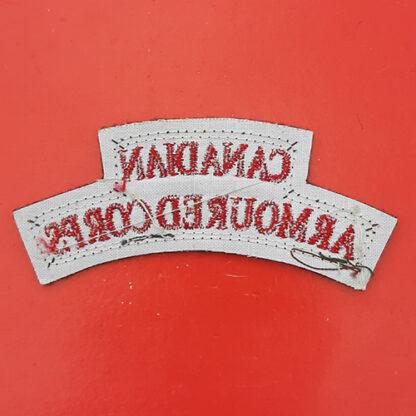 (Canada) The Canadian Armoured Corps - Cloth Shoulder Title - Image 2