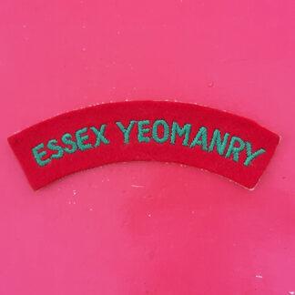The Essex Yeomanry - Cloth Shoulder Title