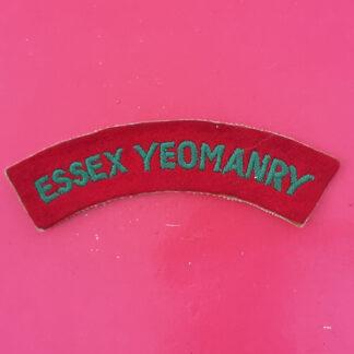 The Essex Yeomanry - Cloth Shoulder Title
