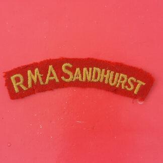 The Royal Military Academy Sandhurst - Cloth Shoulder Title