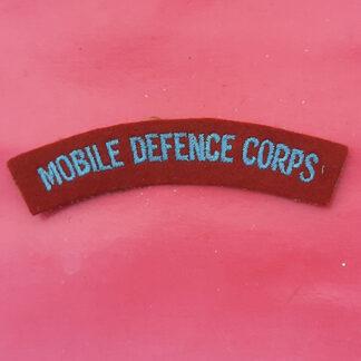 The Mobile Defence Corp -  Cloth Shoulder Title