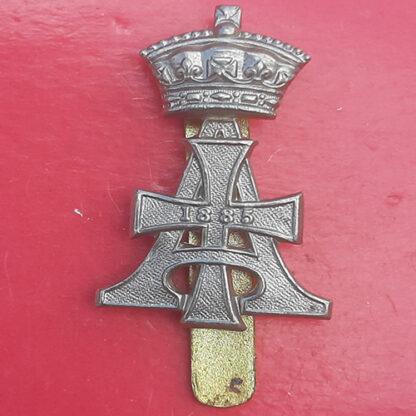 The 19th Hussars - White Metal Cap Badge