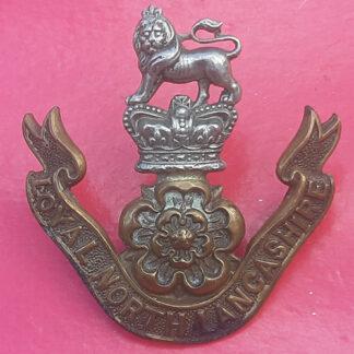 The Loyal North Lancashire Regiment - Queen Victoria's Crown BI-Metal Cap Badge
