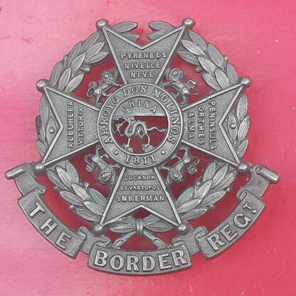 The Border Regiment - White Metal Helmet Plate Centre