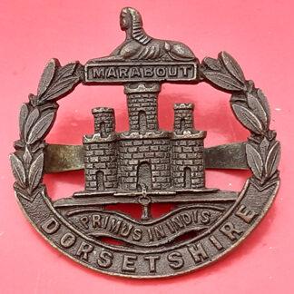 The Dorsetshire Regiment - Bronze Officer's Service Dress Cap Badge