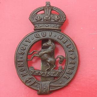 East Kent Mounted Rifles - Bronzed Cap Badge