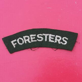 Sherwood Foresters (Notts & Derby) Regiment - Cloth Shoulder Title