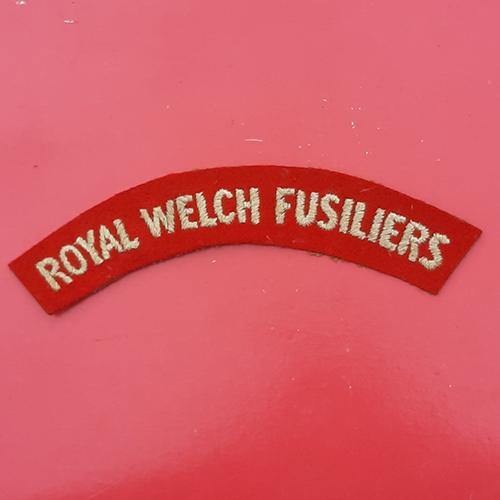 Royal Welsh Fusiliers - Cloth Shoulder Title