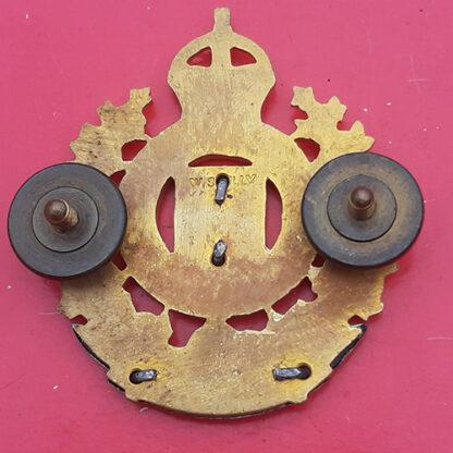 (Canada) Le Regiment De Joliette - Officer's Silver & Gilt Cap Badge - Image 2