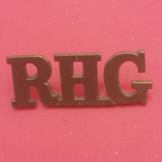 The Royal Horse Guards - Gilding Metal Shoulder Title.