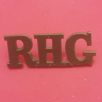 The Royal Horse Guards - Gilding Metal Shoulder Title.