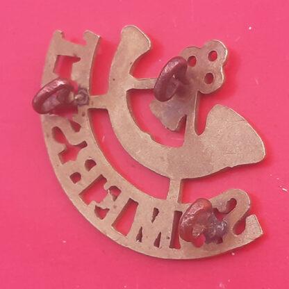 The Somerset Light Infantry - Gilding Metal Shoulder Title. - Image 2