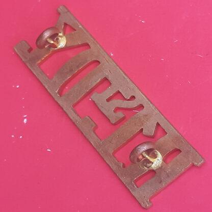 1st Royal Devon Yeomanry - Gilding Metal Shoulder Title. - Image 2