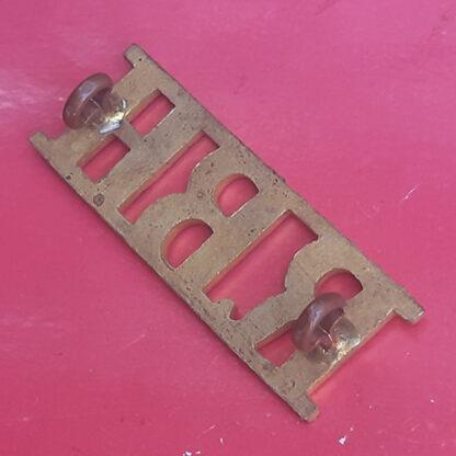 The Royal Bucks Hussars - Gilding Metal Shoulder Title. - Image 2