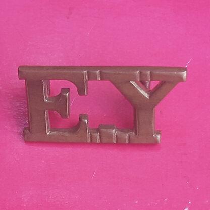 The Essex Yeomanry - Gilding Metal Shoulder Title.