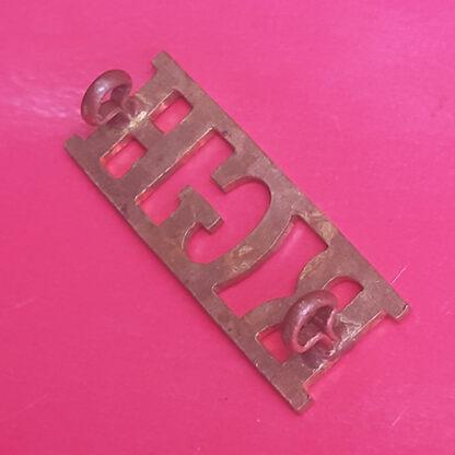 The Royal Gloucestershire Hussars - Gilding Metal Shoulder Title. - Image 2