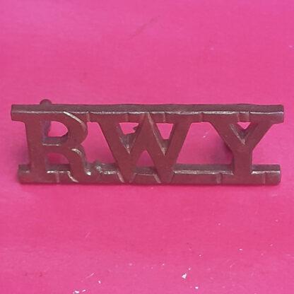 The Royal Wiltshire Yeomanry - Gilding Metal Shoulder Title.