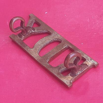 The Royal Devon Yeomanry - Gilding Metal Shoulder Title. - Image 2
