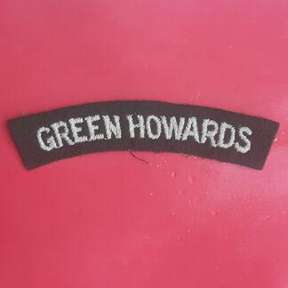 The Yorkshire Regiment (Green Howards) - Woven Shoulder Title.