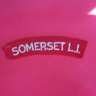 The Somerset Light Infantry - Woven Shoulder Title.