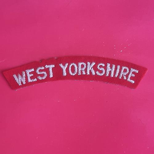 The West Yorkshire Regiment - Woven Shoulder Title.