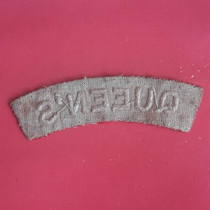The Queen's Regiment (West Surrey's) - Woven Shoulder Title. - Image 2