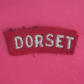 The Dorsetshire Regiment - Woven Shoulder Title.