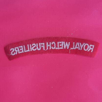 The Royal Welsh Fusiliers - Woven Shoulder Title. - Image 2