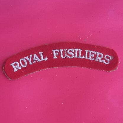 The Royal Fusiliers - Woven Shoulder Title.