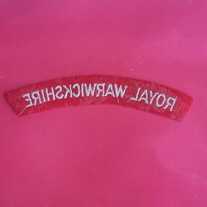 The Royal Warwickshire Regiment - Woven Shoulder Title. - Image 2