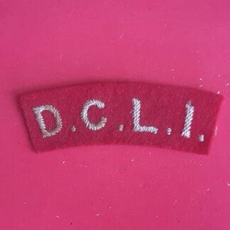 The Duke Of Cornwall's Light Infantry - Woven Shoulder Title.