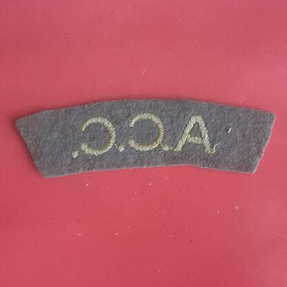 The Army Catering Corps - Woven Shoulder Title. - Image 2