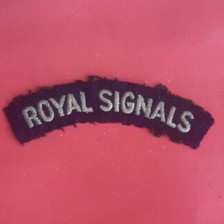 The Royal Signals - Woven Shoulder Title.