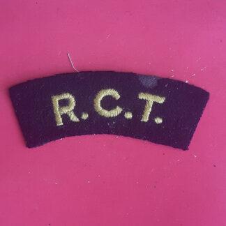 The Royal Corps Of Transport - Woven Shoulder Title.